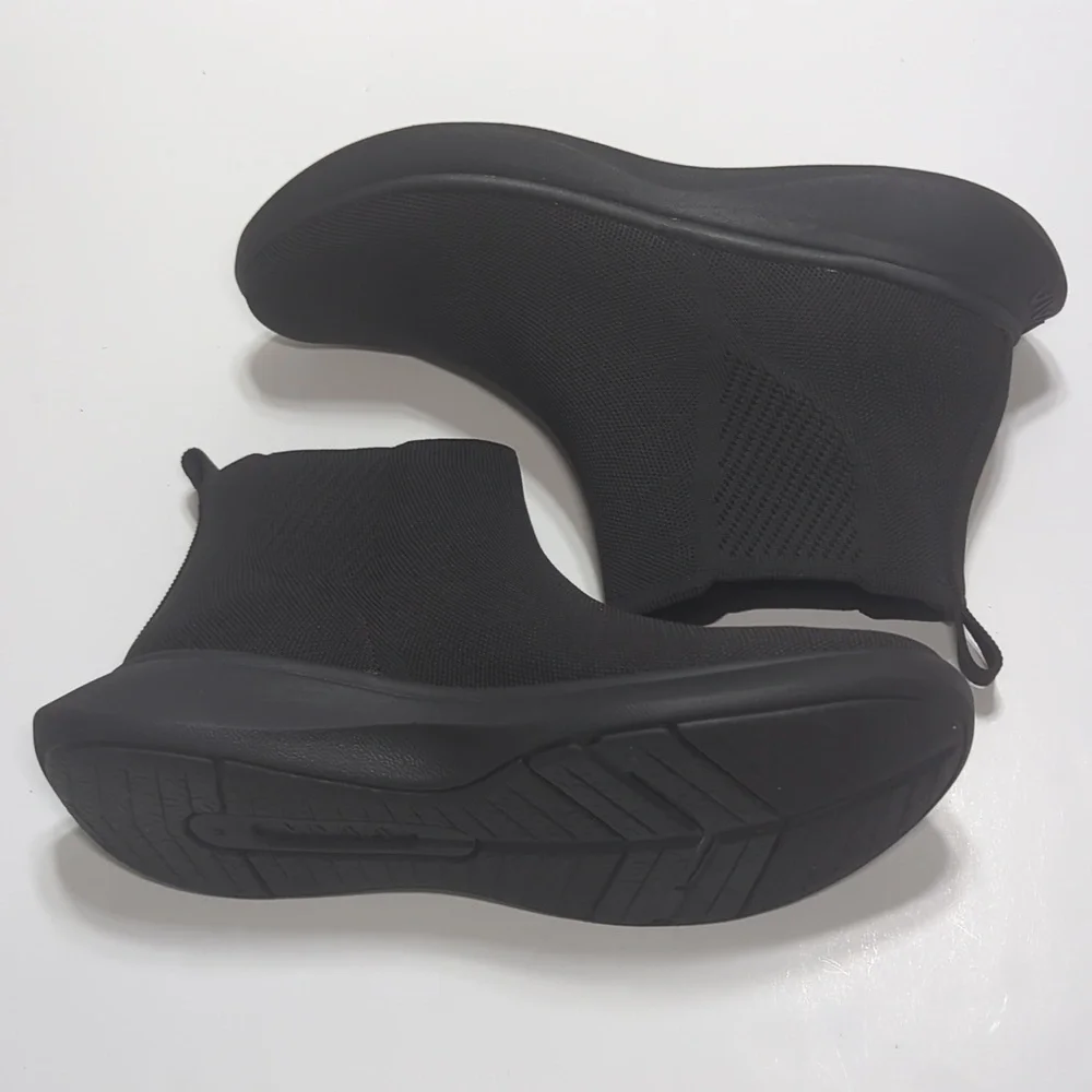 Vivaia Pull On Black Sneaker Boots Size EU 41 - US 9.5 - Picture 8 of 15